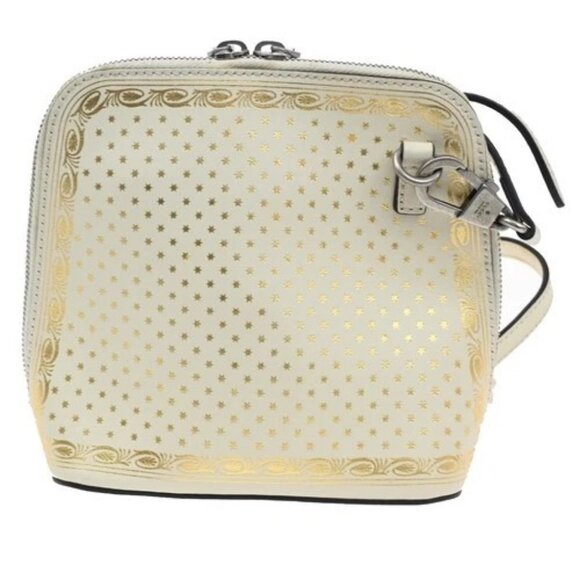 GUCCI GUCCY SEGA Print Leather Mini Shoulder Bag White Italy SHW 73CA310 - Picture 3 of 16